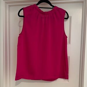 Ann Taylor. Sleeveless Fuchsia Top
